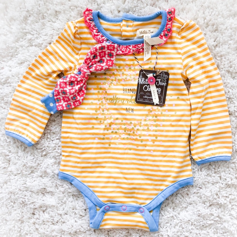 Matilda Jane Onesie and Bow 🎀